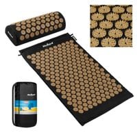 Mata zdrowotna do akupresury z poduszką Rebel Active 72x42cm kolce zestaw