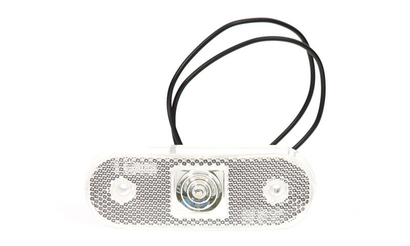 Lampa LED obrysowa przednia biała owalna (231) zdjęcie 3
