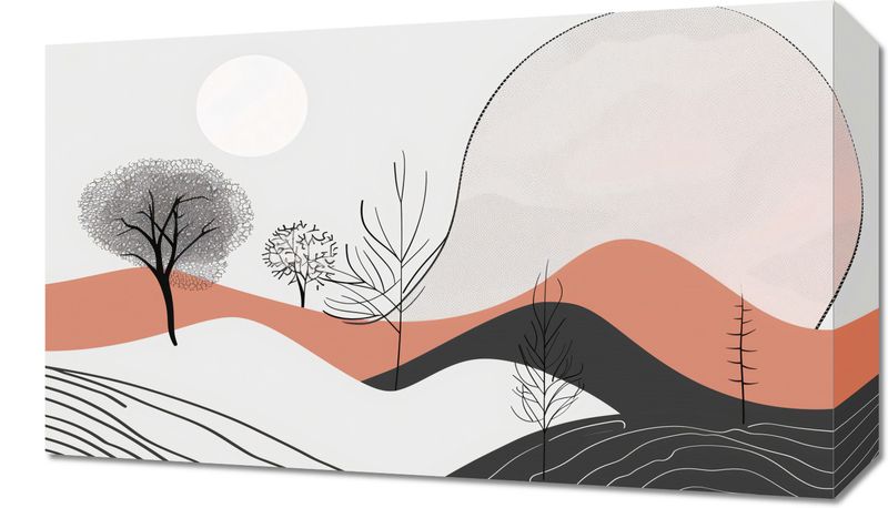 Obraz 50x30cm Półcień Widoku zdjęcie 1