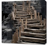 Obraz 70x70cm Schody do Nieznanego