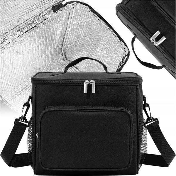 Termiczna LUNCH BOX Torba na napoje jedzenie Śniadanie podróżna duża zdjęcie 3