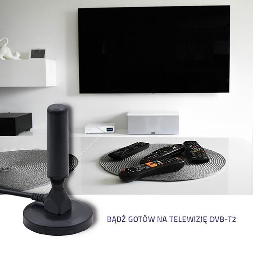 Qoltec Antena telewizyjna DVB-T2 na Arena.pl