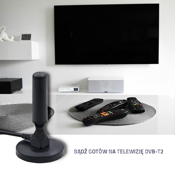 Qoltec Antena telewizyjna DVB-T2 zdjęcie 4