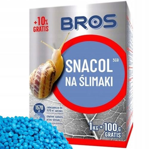 Środek Trutka Granulat Bros na Ślimaki Snacol 03GB 1kg+100g Gratis na Arena.pl