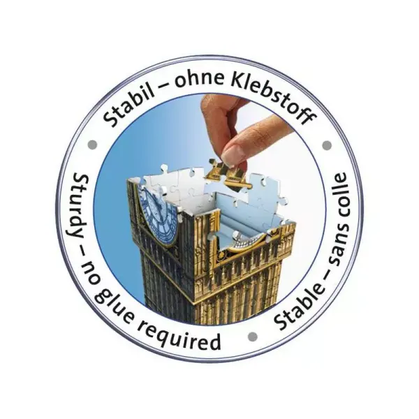 Puzzle 3D 224 Elementy. Big Ben zdjęcie 4