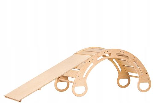 Bujak drewniany, bujaczek + zjeżdżalnia little M na Arena.pl