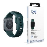 38/40/41/42 mm evergreen (small) - 3mk silicone watch strap for apple