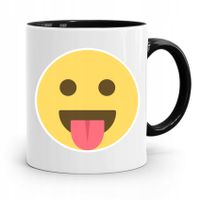 Kubek Czarny Dzień Dziecka Dla Syna Córki Emotka Z Nadrukiem Ze Zdjęciem