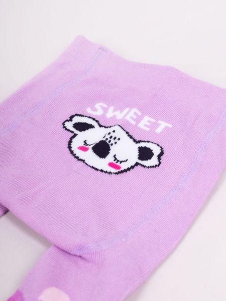 Rajstopy dziewczęce do raczkowania ABS kot i panda 2PAK 86-92 YOCLUB zdjęcie 4