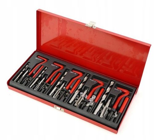 ZESTAW NAPRAWCZY GWINTÓW NAPRAWY GWINTU M5-M12 131 na Arena.pl