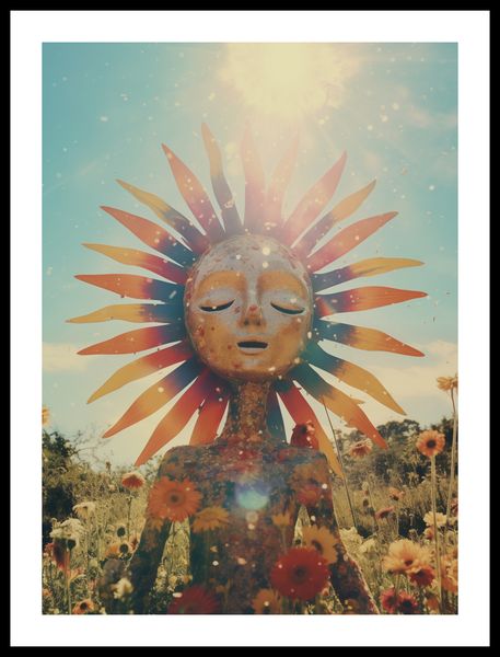 Plakat 40x55cm Słoneczna Medytacja zdjęcie 3