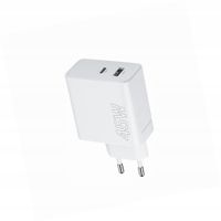 Szybka ładowarka 45W sama kostka 2 wejścia do TCL 50 5G
