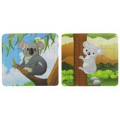 układanka puzzle 16 el. koala kolorowanka - wzór 1