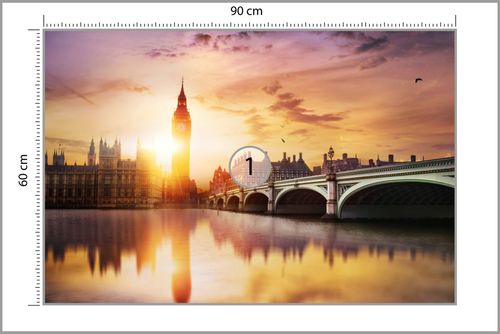 Fototapeta Londyn Big Ben Flizelina 152.5x104 na Arena.pl