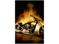 40X60CM MOTOCYKL OGNIU OBRAZ