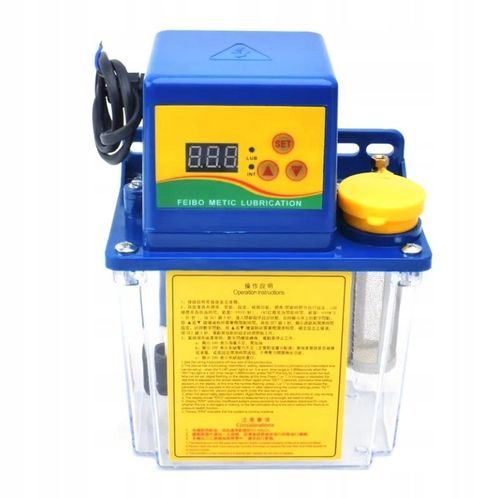 Pompa smarowania centralnego CNC ze zbiornikiem 1.0l - 30W 50cc/min 10bar na Arena.pl
