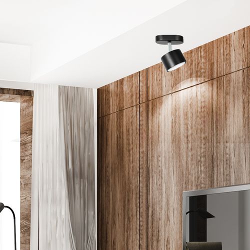 Zestaw Lampa Punktowa Led Heckermann 8795313A Czarna 1X Głowica + 1X Żarówka Led Heckermann Gx53 7W Neutral na Arena.pl