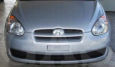 Hyundai Accent - Chromowane Listwy Grill Chrom Atrapy Zderzaka Tuning zdjęcie 3