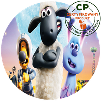 Opłatek na tort Baranek Shaun