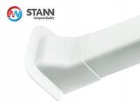 Rozeta narożnikowa koryta 80x60mm STANN