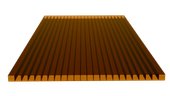 Poliwęglan komorowy 6000x2100, brązowy 10 mm