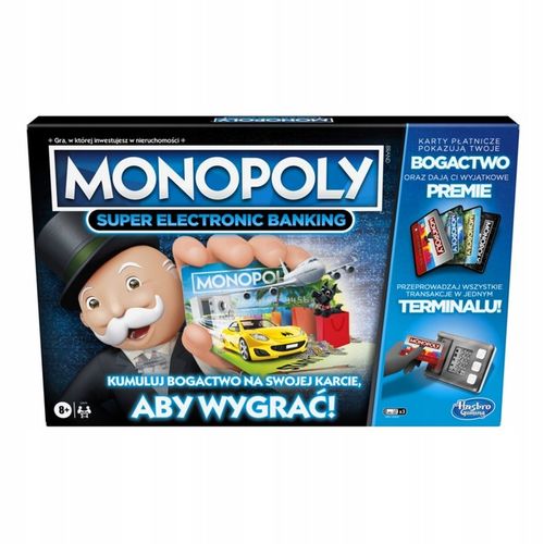 Gra Monopoly Super Electronic Banking Polska Wersja Hasbro E8978 na Arena.pl