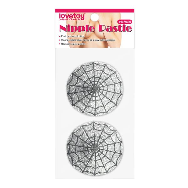 Reusable Spider Glittering Sexy Nipple Pasties zdjęcie 2
