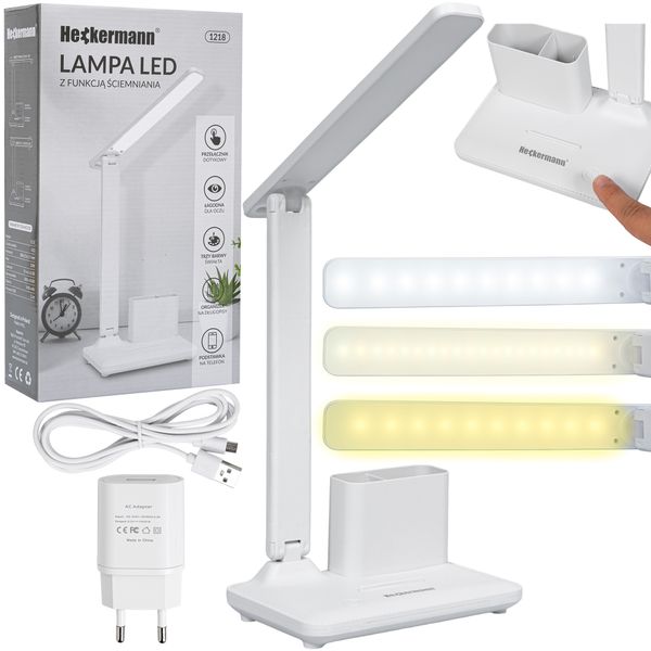 Lampka Biurkowa Led Heckermann 1218 zdjęcie 1