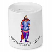 Skarbonka Dla Wujka Jego Wysokość Wujek Prezent Z Nadrukiem Ze Zdjęciem