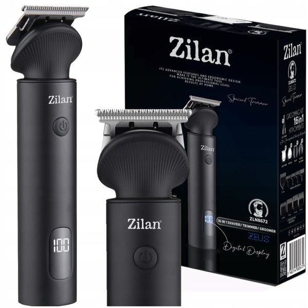 TRYMER GOLARKA STRZYŻENIE GOLENIE BRODY WŁOSÓW BEZPRZEWODOWA XXL USB 16W1 zdjęcie 3