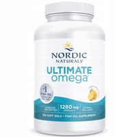 Nordic Naturals Ultimate Omega 1280 mg Cytrynowy Kwasy Tłuszczowe 180 kaps