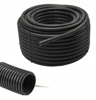 Rura karbowana Peszel z Pilotem RKGS 20mm 750N Wytrzymały 25m Czarny AKS