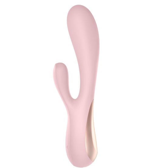 Różowy wibrator Mono Flex z aplikacją zdjęcie 2