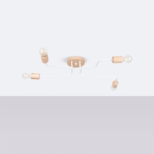 Żyrandol TIMBO 4 biały na Arena.pl