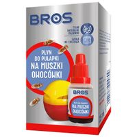 płyn wabiący na muszki owocówki naturalny zapas do pułapki 15ml bros