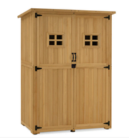 Drewniana szafka ogrodowa domek na narzędzia szopa
