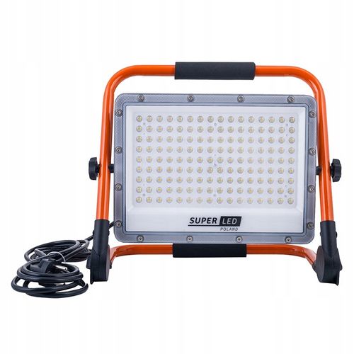 Halogen LED Budowlany 150W 16500lm Uchwyt Przenośny przewód 230V z na Arena.pl