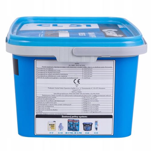 CERESIT FOLIA IZOLACYJNA W PŁYNIE CL 51 EXPRESS 1-K WYDAJNA GOTOWA 5KG na Arena.pl