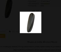 Stopka do kolby Microcel Recoil czarna, miękka