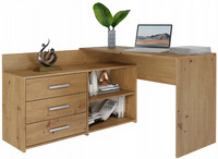 Nowoczesne Biurko Narożne Artisan 120 cm DANNY TS - 4 Kolory