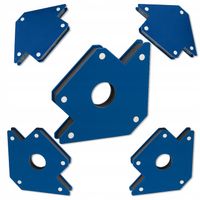 ZESTAW 5 KĄTOWNIKÓW SPAWALNICZYCH 11/22/34kg UCHWYT MAGNETYCZNY DO SPAWANIA