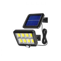 NAŚWIETLACZ LED SOLARNY 5W IP44 6500K CZUJNIK ZMIERZCHU