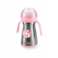 Butelka termiczna PAPU PAPI 200 ml, różowa