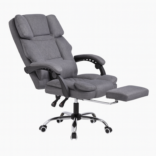 fotel biurowy obrotowy master z podnóżkiem i masażerem na Arena.pl