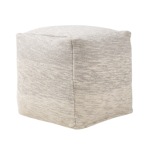 Puf 40 x 40 x 40 cm jasnoszary HIRRI na Arena.pl