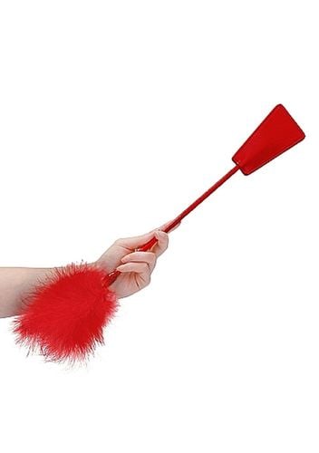 ouch! crop with feather - red na Arena.pl