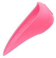 Silikonowa dysza dla psa do podawania wody na spacerze - 165x90mm różowa