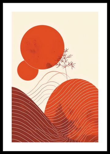 Plakat 30x45cm Ciepło Czerwieni na Arena.pl