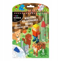 MAGICZNA WIELORAZOWA MALOWANKA WODNA KOLOROWANKA GAME KIDEA