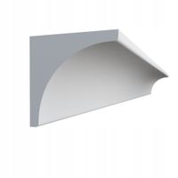 Listwa karniszowa 2m DLK12 9cm x 9cm maskownica osłona szyny butelkowa